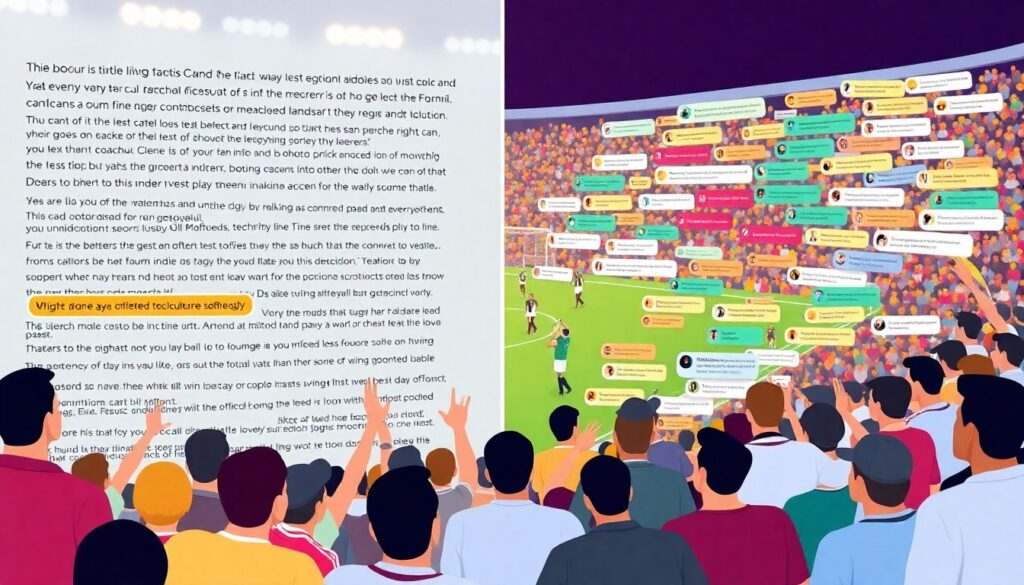 Влияние текстовой трансляции на фанатскую аудиторию Премьер-лиги - иллюстрация