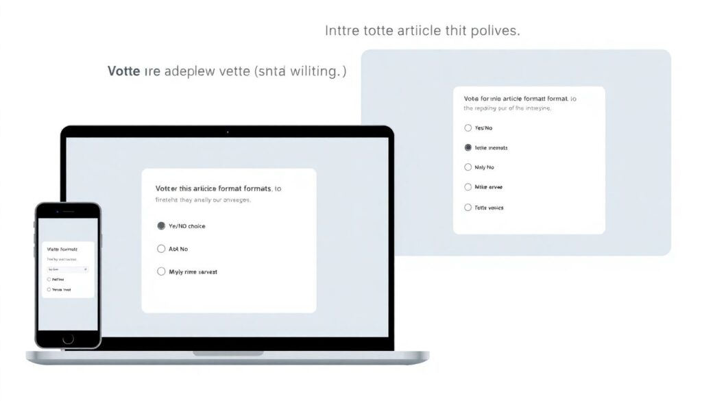 Всё об интерактивах в тексте: опросы, комментарии, голосования - иллюстрация
