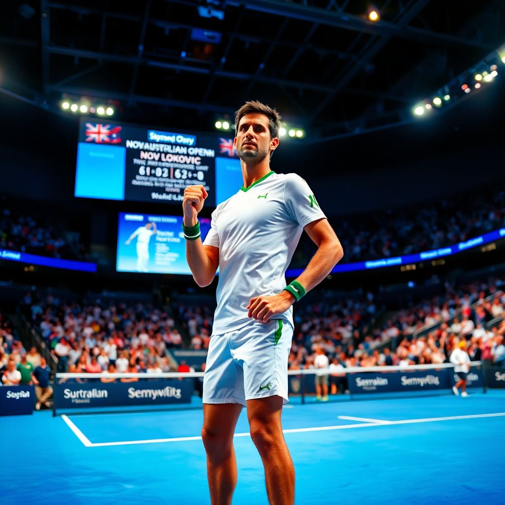 Джокович оформил 100‑ю победу на australian open и вышел во второй круг