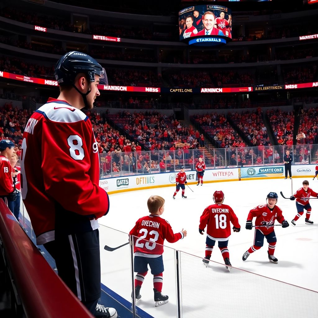 Овечкин выбрал игру сына вместо раздевалки и ещё сильнее покорил болельщиков