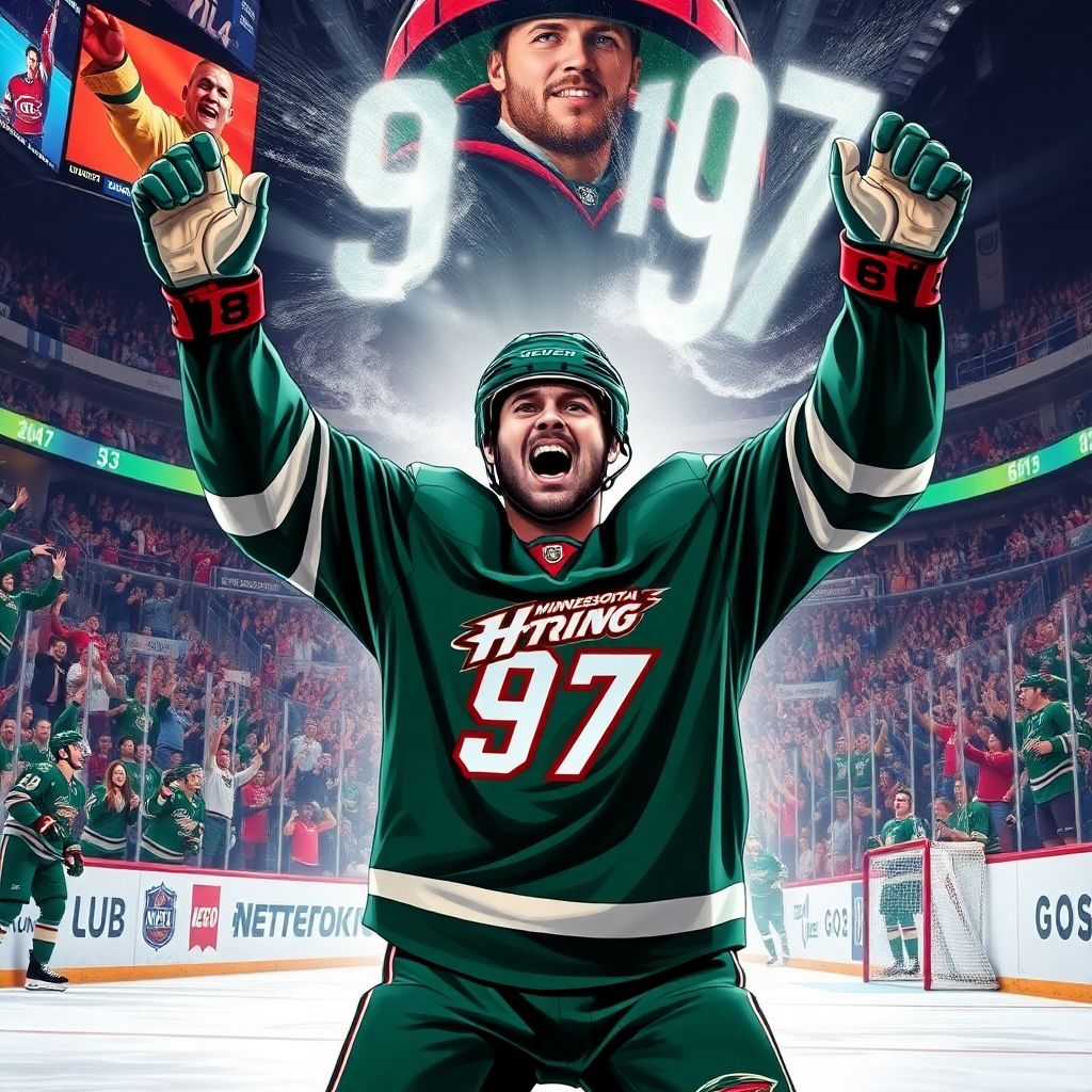 Капризов штурмует рекорд Овечкина в НХЛ: осталось 13 голов