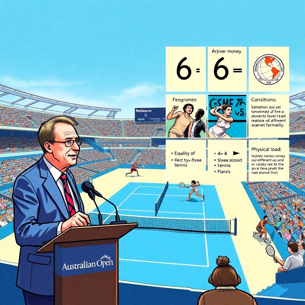 Australian open: Крейг Тайли предлагает пятисетовый формат в женском разряде