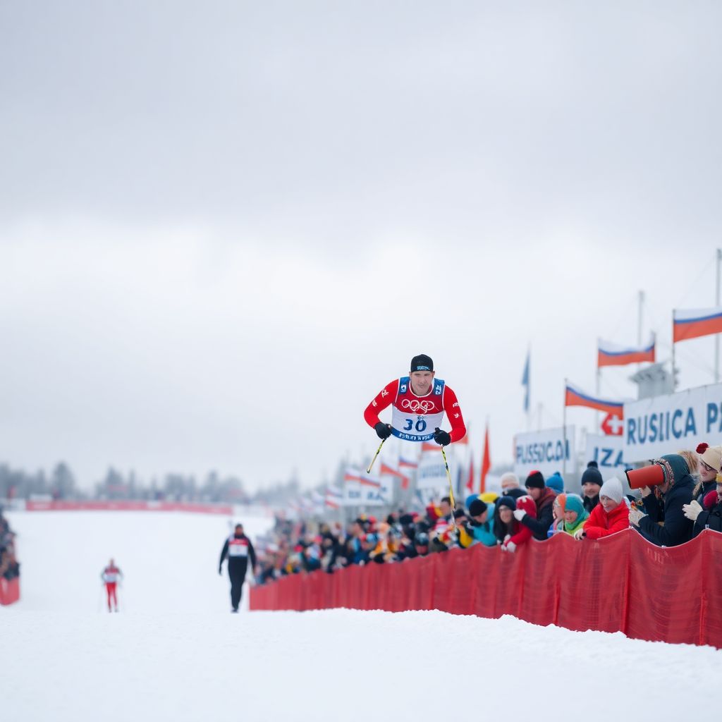Большунов снова доказывает лидерство в России на Туре Большой Вудъявр